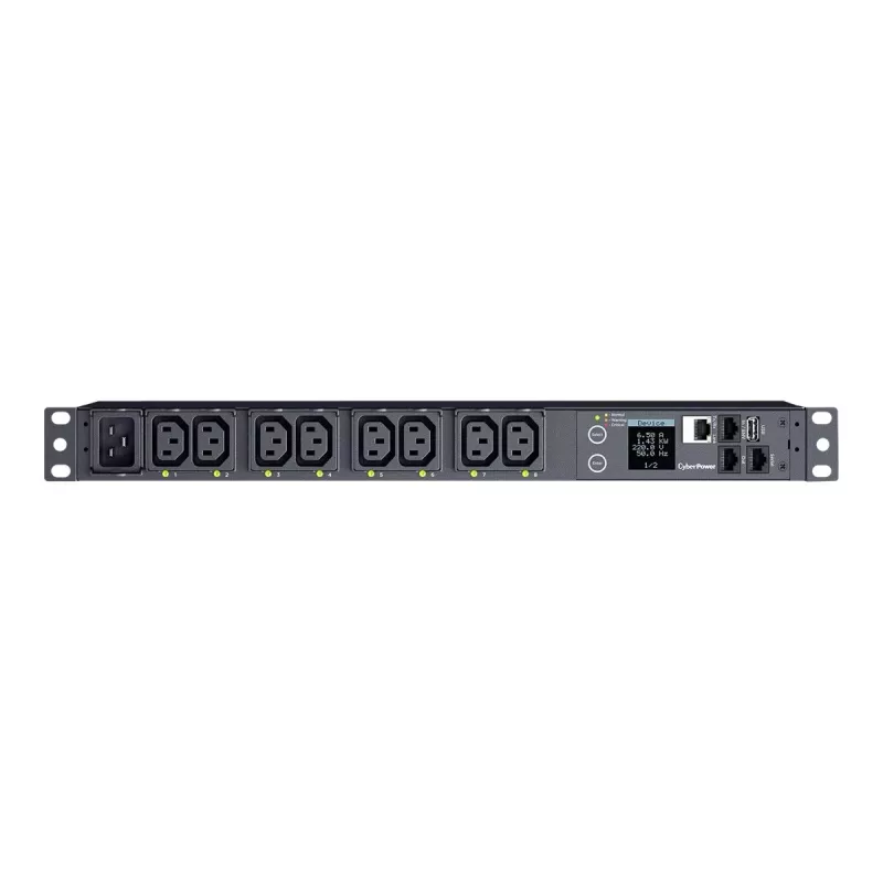 CyberPower PDU41005 power distribution unit (PDU) 8 AC outlet(s) 1U Black