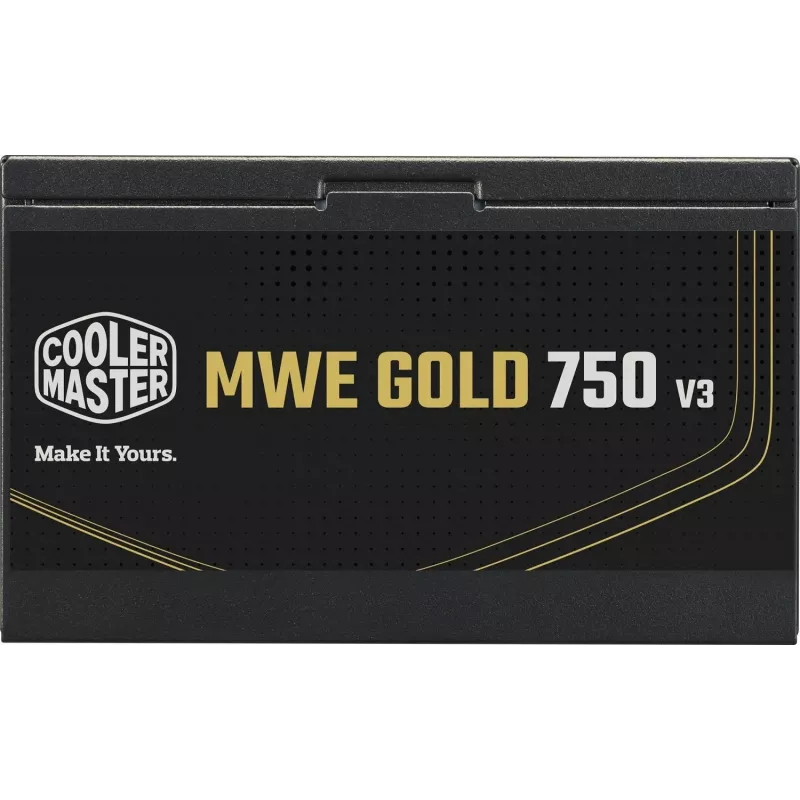 Power supply Cooler Master MWE GOLD 750v3 ATX 3.1 750W 80 PLUS Gold Non-modular, 6x SATA, 4x 6+2 PCIe, 2x 4+4 EPS