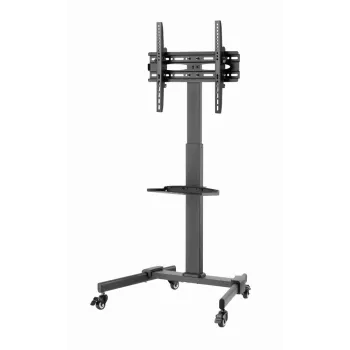 TV stand GEMBIRD TVS-55T-01 for 32–55 inch TVs, steel, height-adjustable VESA 100x100–400x400, tilt, wheels, max load 35 kg