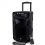 Portable karaoke speaker MANTA SPK5021PRO 20W, 12 inch woofer, 80W RMS, Bluetooth, battery up to 5h, SD/USB, mic & guitar inputs