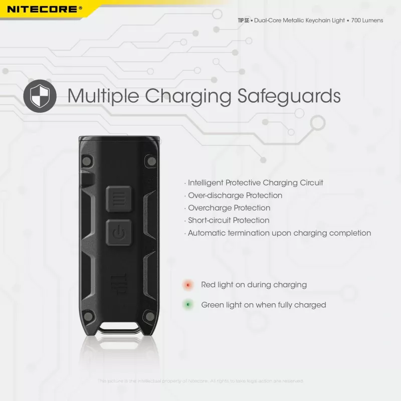 Nitecore TIP SE Black Hand flashlight LED