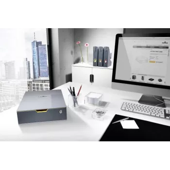 File storage box Plastic Grey Durable 760127