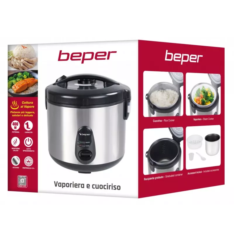 Beper P101VAP002 rice cooker and steamer