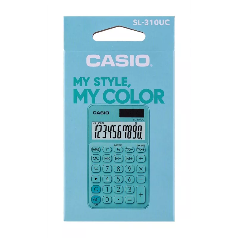 Casio pocket calculator SL-310UC-GN green