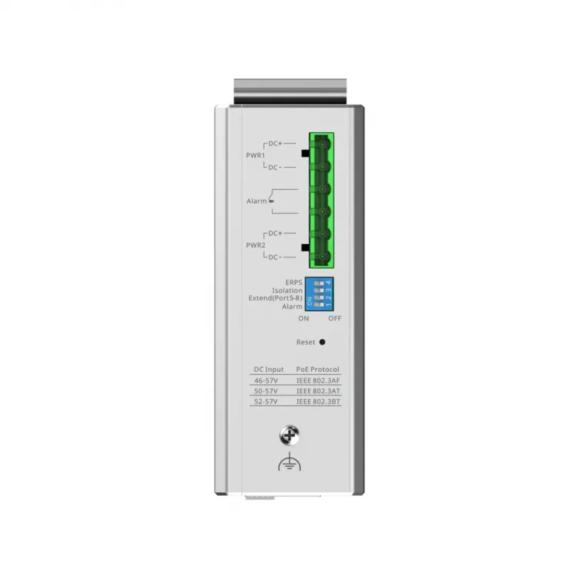 Ruijie Networks RG-NIS2100 Managed L2 Gigabit Ethernet (10/100/1000) Power over Ethernet (PoE) Black, Stainless steel