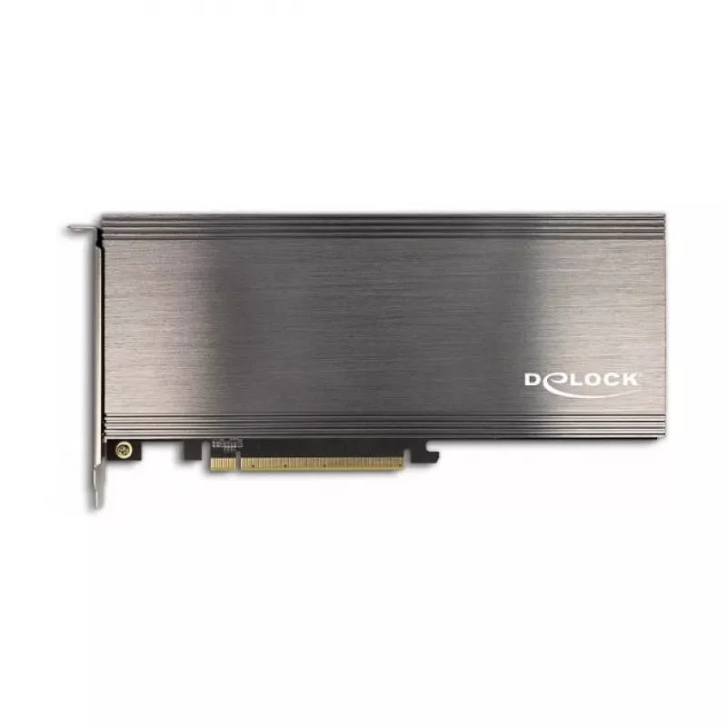 DeLOCK PCI Express 4.0 x16 Card to 4 x internal NVMe M.2 Key M with Heat Sink and Fan