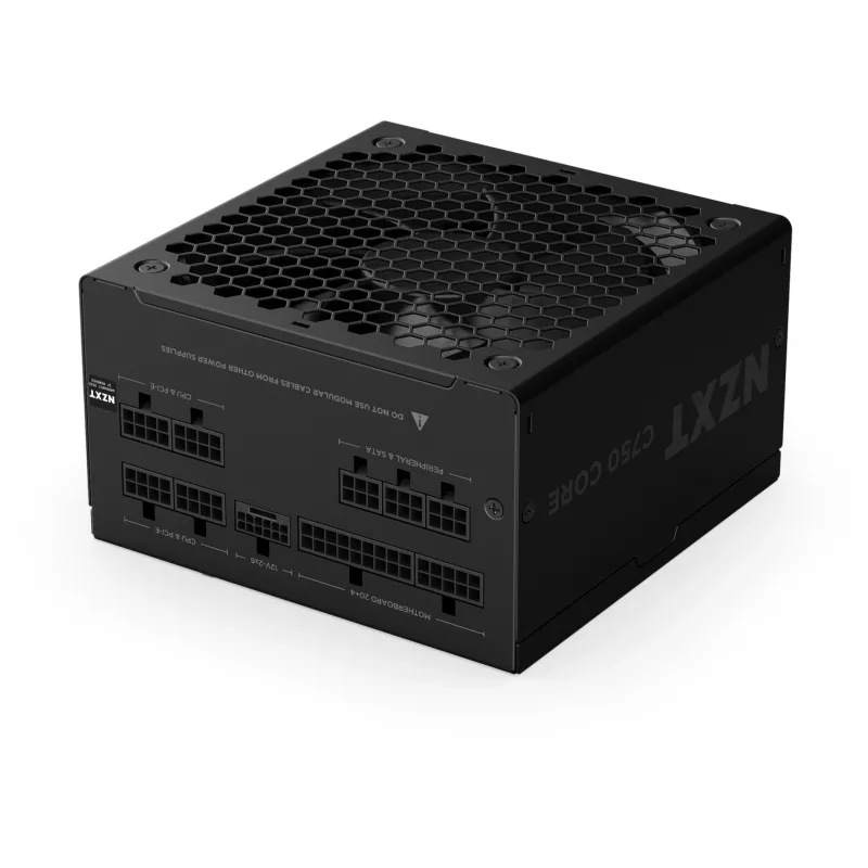 C750 GOLD CORE, PC-Power Supply black, 1x 12-Pin High Power GPU, 3x PCIe, Cable-Management, 750 Watt