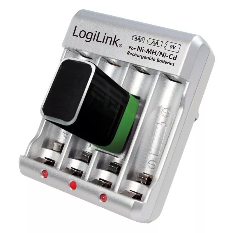 Battery charger for Ni-M H / ni-Cd AA / AAA/ 9V
