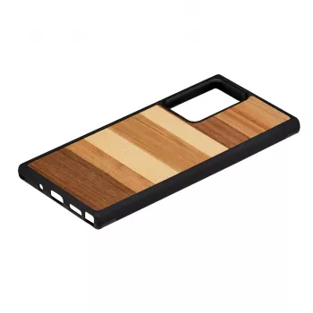 Protective phone case man and wood for Samsung Galaxy Note 20 Ultra — black wood finish