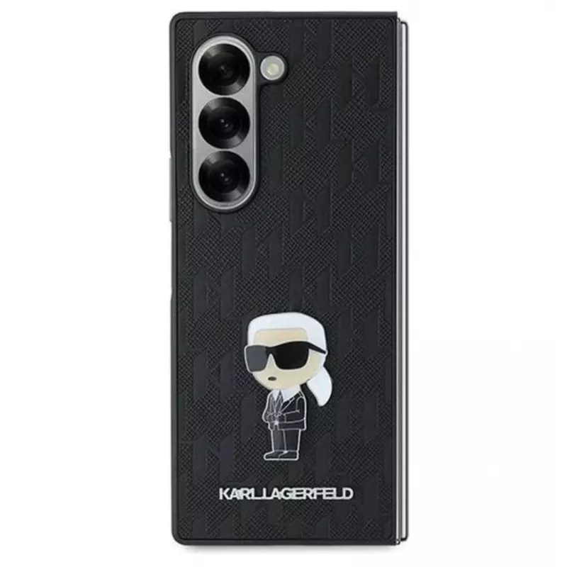 Karl Lagerfeld | KLHCZFD6SAPKINPKK | Back cover | Samsung | Galaxy Z Fold6 | Plastic | Black