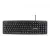 Keyboard Gembird KB-U-103-RU Office USB QWERTY English Russian Black