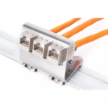 Adapter Digitus AN-25183 for 3x Keystone module Stainless steel