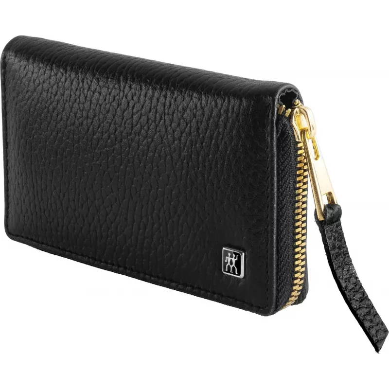ZWILLING Twinox Gold Edition 97746-004-0 manicure set, black leather case, 3 pieces