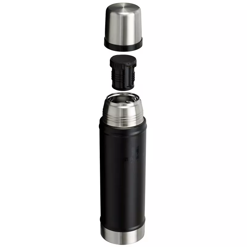 Thermos bottle STANLEY The Legendary Classic 0.6 L, black, vacuum-insulated flask