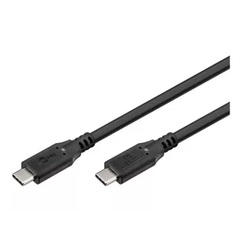 Goobay USB Cable-C, USB 3.2, 60 W, 5 Gbit/s, Power Delivery, 1 M (1m, USB 3.2 Gen 1, 60W), USB Cable