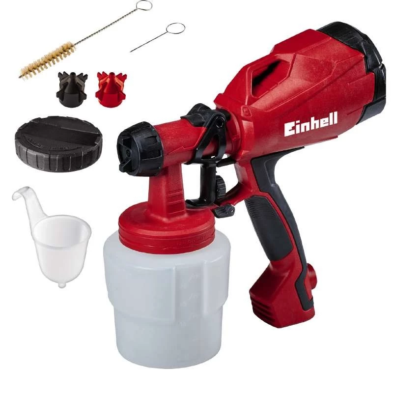 Einhell TC-SY 400 P 4260005 paint spray system, 400 W, 0.8 L container, Red/Black