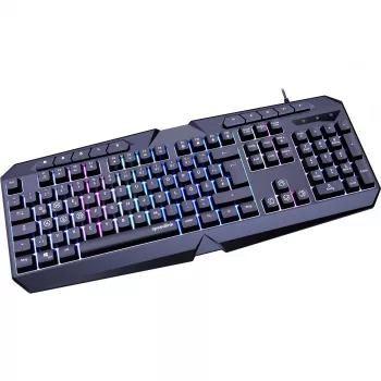 Keyboard SPEEDLINK LUDICIUM Gaming USB QWERTZ German Black