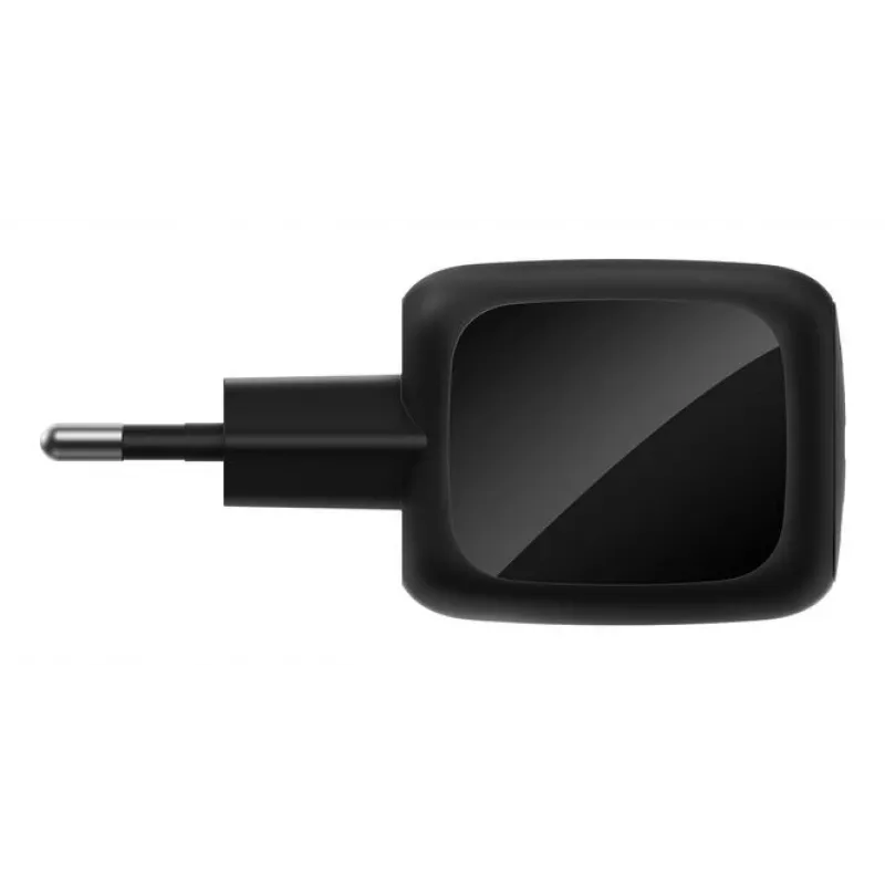 Indoor AC Fast Charger Belkin WCH019kqBK — 2× USB‑C, Black, OVP/OC/OT/SC Protection