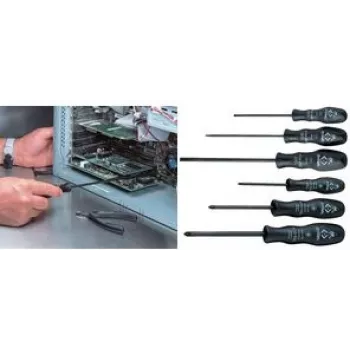 ESD tool C.K Tools T4741S-ESD — anti-static precision screwdriver, black/yellow