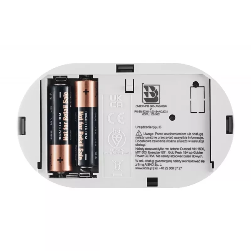 Carbon monoxide detector Kidde K5CO White