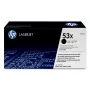 HP 53X High Yield Black Original LaserJet Toner Cartridge, 7000 pages, Black, 1 pc(s)