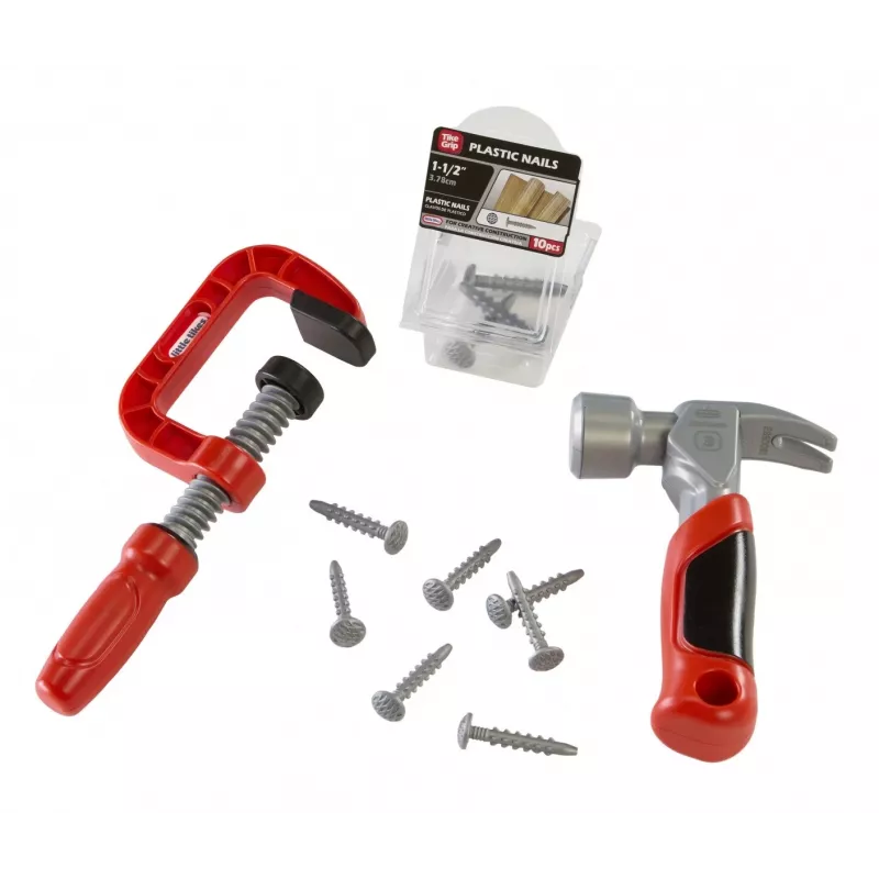 Creative Construction Hammer and Nail Set