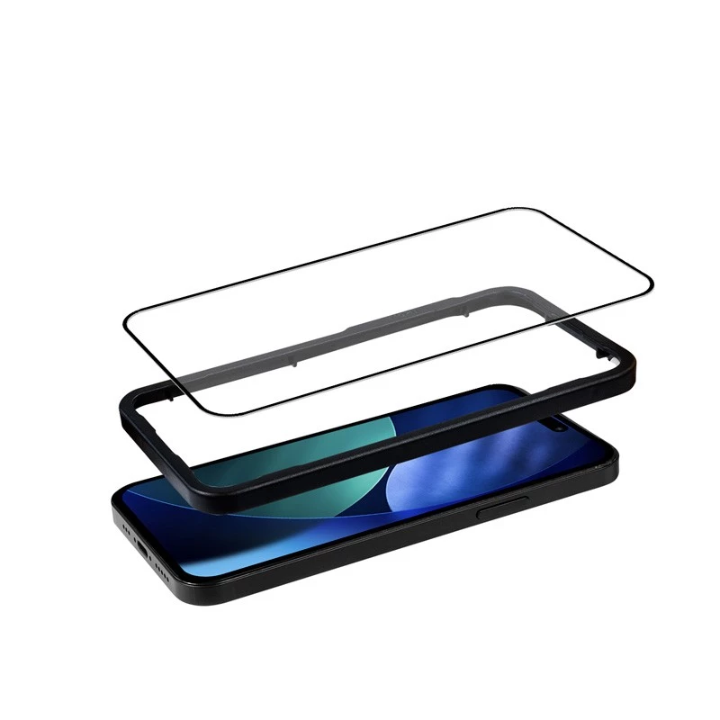 Tempered glass screen protector Crong for iPhone 17 Pro Max — installation service included
