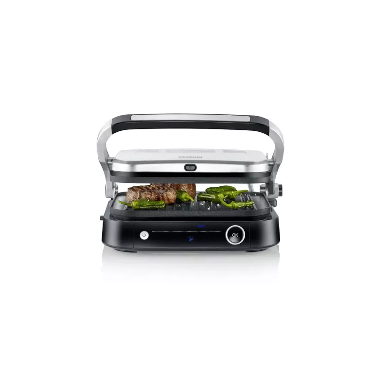 Contact Grill SEVINI Pro, KG 2395 (Silver/black, 1.800 Watt)