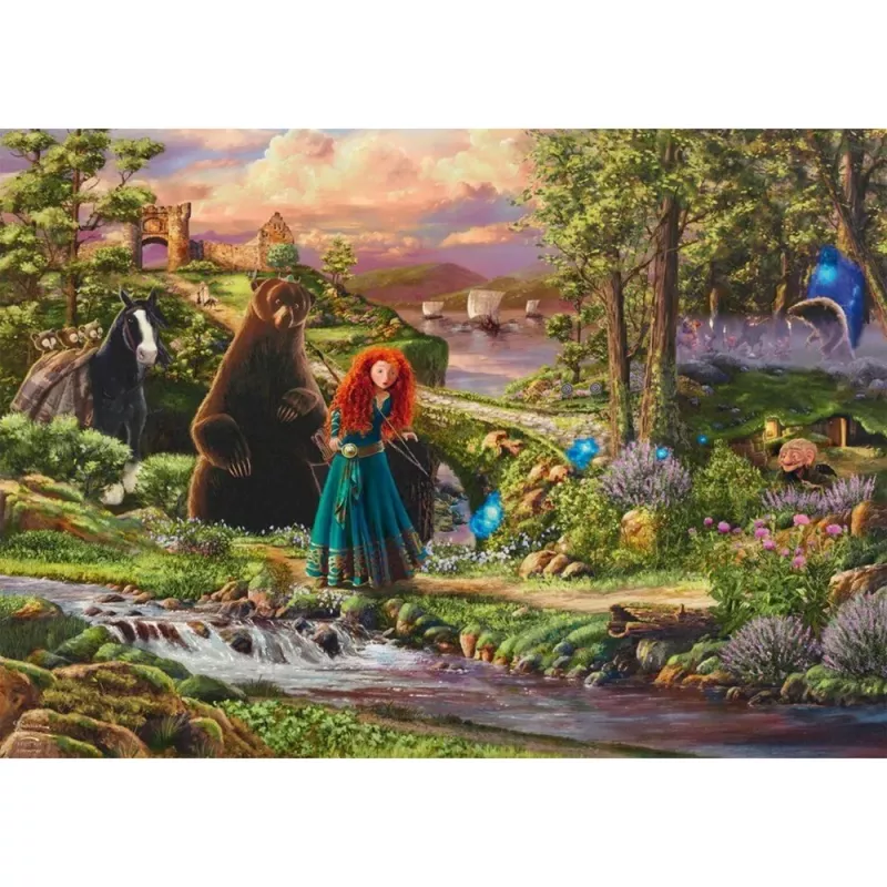Thomas Kinkade Studios: Disney Dreams Collection - Brave, Merida Legende der Highlands, Puzzle 1000 Pieces