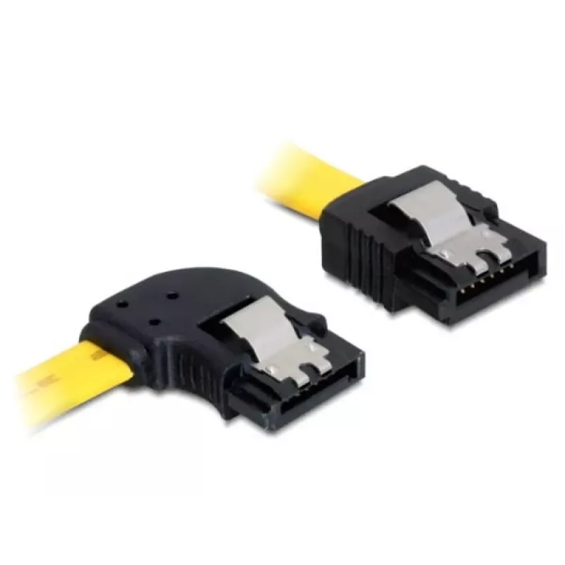 SATA Cable Male/Male DeLOCK 82824 0.3m Yellow