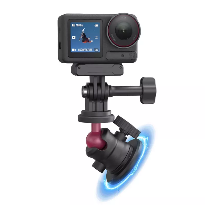 Telesin magnetic mount for sports camera S7-JBK-12 – magnetic quick‑release base for action cameras