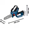 Battery-Pruning Saw GKE 18V-20 Prodessional solo, 18Volt, Chainsaw Blue, without Battery and Charger