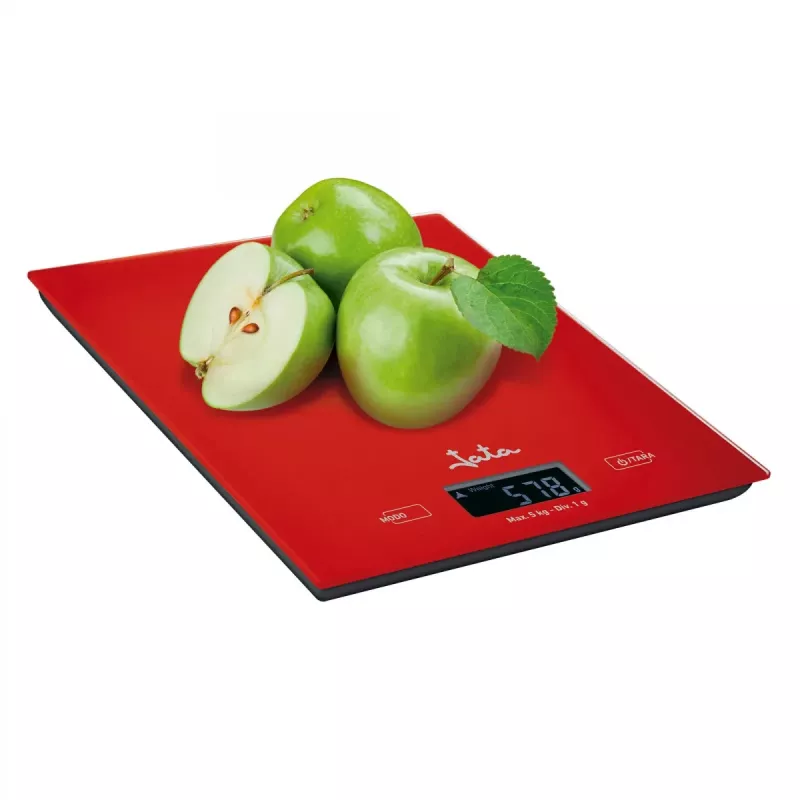 Electronic kitchen scale JATA Mod. 729R Red