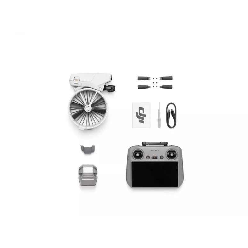 Drone DJI Flip 4 with 48 MP camera, 4K (3840x2160), 3110 mAh battery, 16 m/s, 14,000 m range, 4 rotors, 0.249 kg, Black/White