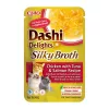 Wet cat treat INABA Dashi Delights Silky Broth — Chicken with Tuna & Salmon, 40 g sachet, 93% moisture, dietary digestive support