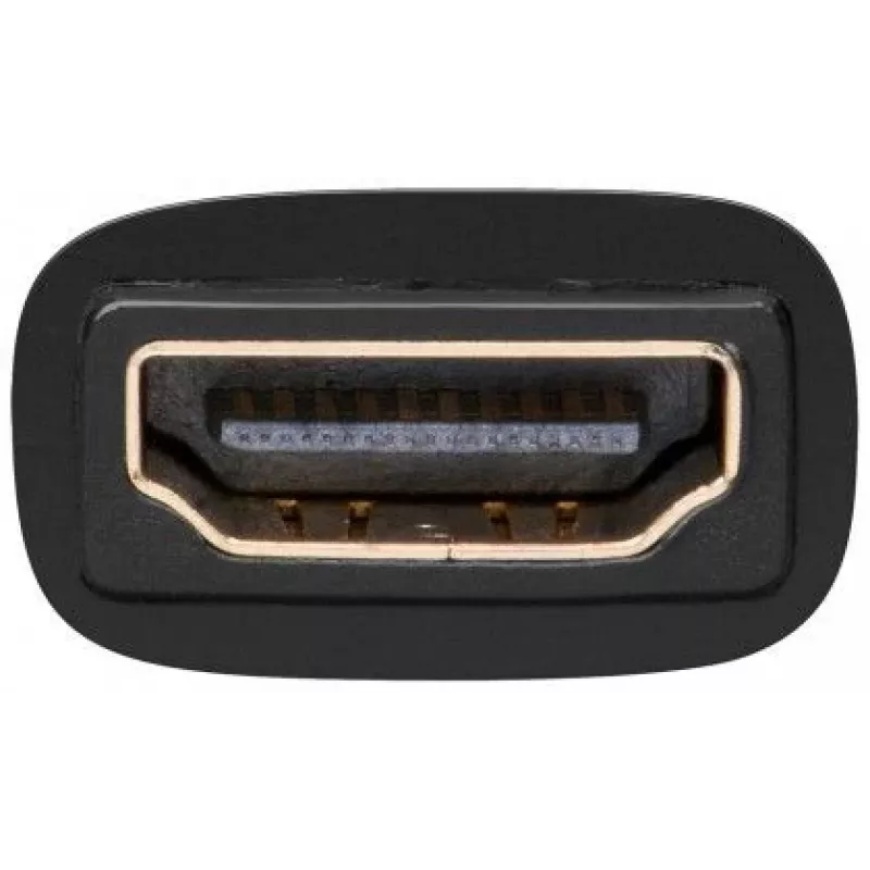 Goobay HDMI/DVI-D Adapter, HDMI Standard-Socket (Type A) -> DVI-D (24+1) Plug (68931)