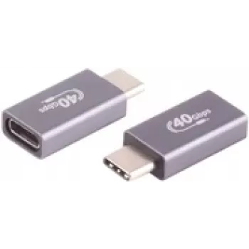 Cable Gender Changer ShiverPeaks BS13-60004 USB-C to USB-C Grey