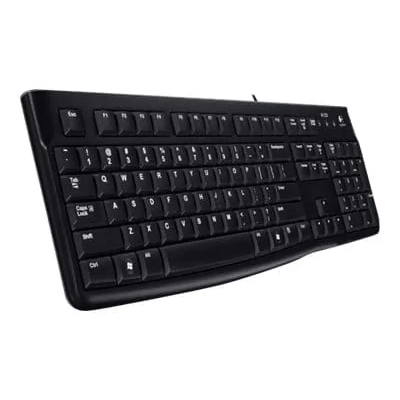 Desktop MK120, wired, USB, QWERTZ, black, mouse included
