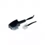 S/CONN 6m TAE-N – RJ 11 Black Transparent ShiverPeaks