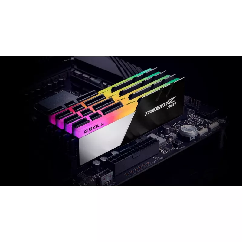DIMM 32 GB DDR4-3600 (4x 8 GB) Quad-Kit, Arbeitsspeicher F4-3600C16Q-32GTZNC, Trident Z Neo, INTEL XMP