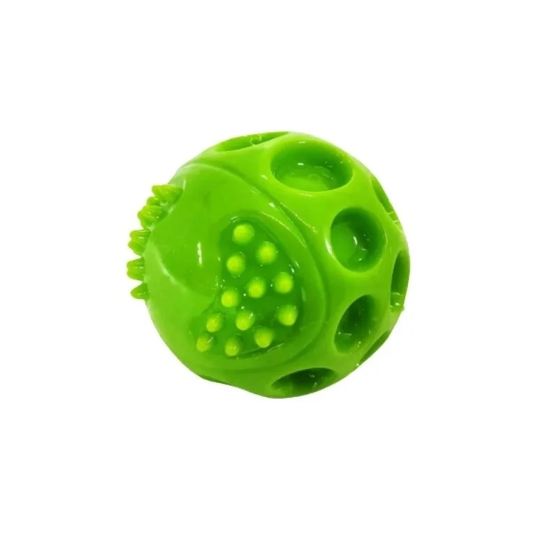 Dog toy Hilton Squeak Ball 6.3 cm — rubber squeaky ball, 1 piece, blue, suitable for all breeds