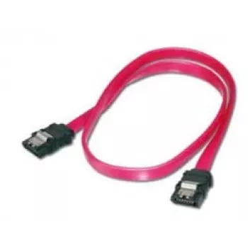 Assmann SATA connection cable. L-type. w/ latch F/F. 0.5m. straight. SATA II/III. UL. re (AK-400102-005-R)