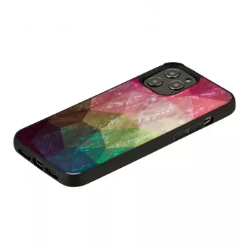 iKins protective case for Apple iPhone 12 Pro Max — water flower design, black
