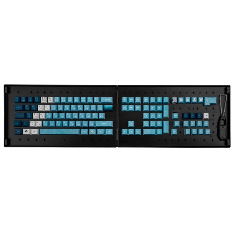 Keycap Set Traitors YUKI ONNA (UK layout) — Designer themed keycaps for mechanical keyboards