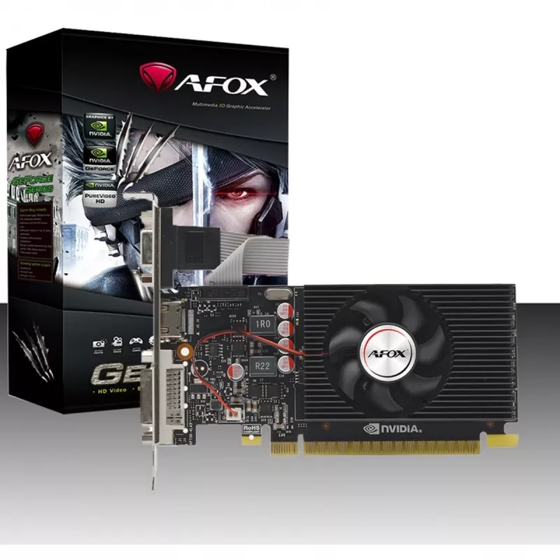 Graphics card AFOX AF240-1024D3L2 — NVIDIA GeForce GT 240, 1 GB GDDR3, 128-bit, PCIe 2.0