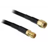 Coaxial Cable DeLOCK 2m RP-SMA CFD200 Black
