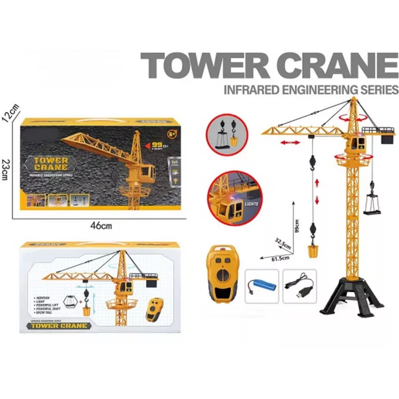 Tower Crane R/C model Madej 013211 radio-controlled construction toy