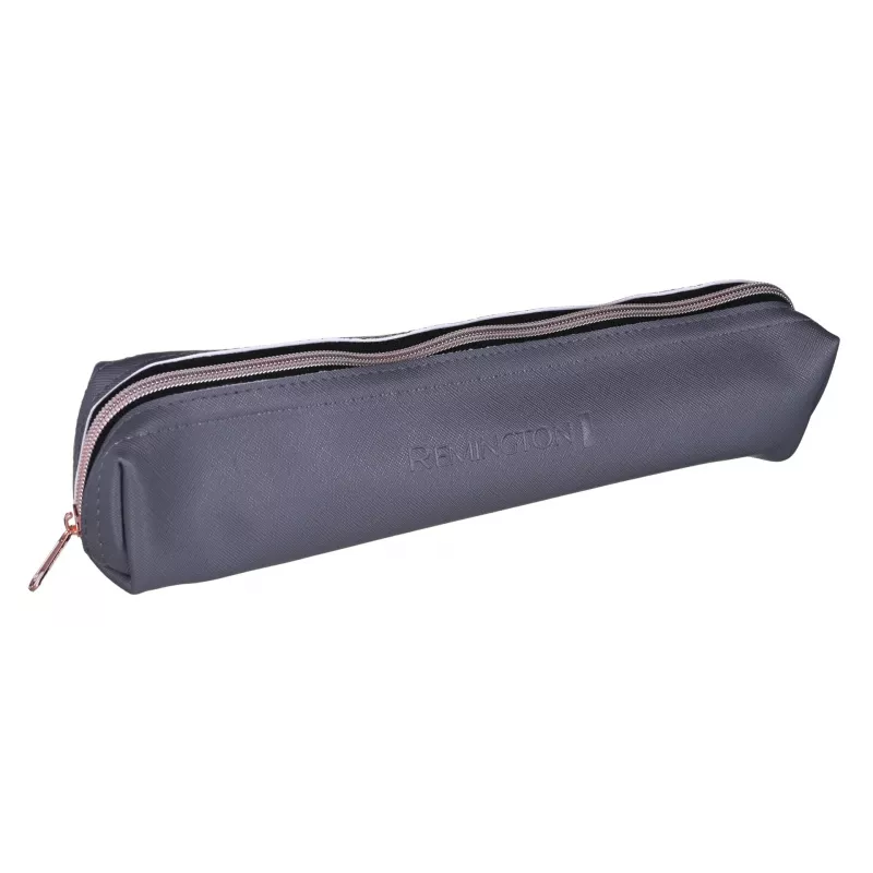 Straightening iron Remington S8598 Warm Black Grey — ceramic plates 11 cm, 5 heat levels, 160–230°C, 3 m cord, carry case