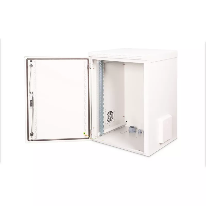 DIGITUS DN-19 16U-6/6-I-OD IP55 Outdoor Wall Mount Cabinet 600x600x600 mm Grey