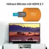 HDMI cable Unitek C138W 2 m — HDMI 2.1, 48 Gbit/s, 4K/120Hz, HDR10 & Dolby Vision, ARC, gold-plated connectors
